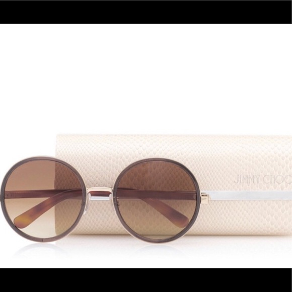 ♦️SOLD♦️Jimmy Choo Andie Havana Acetate Sunglasses - Picture 2 of 8